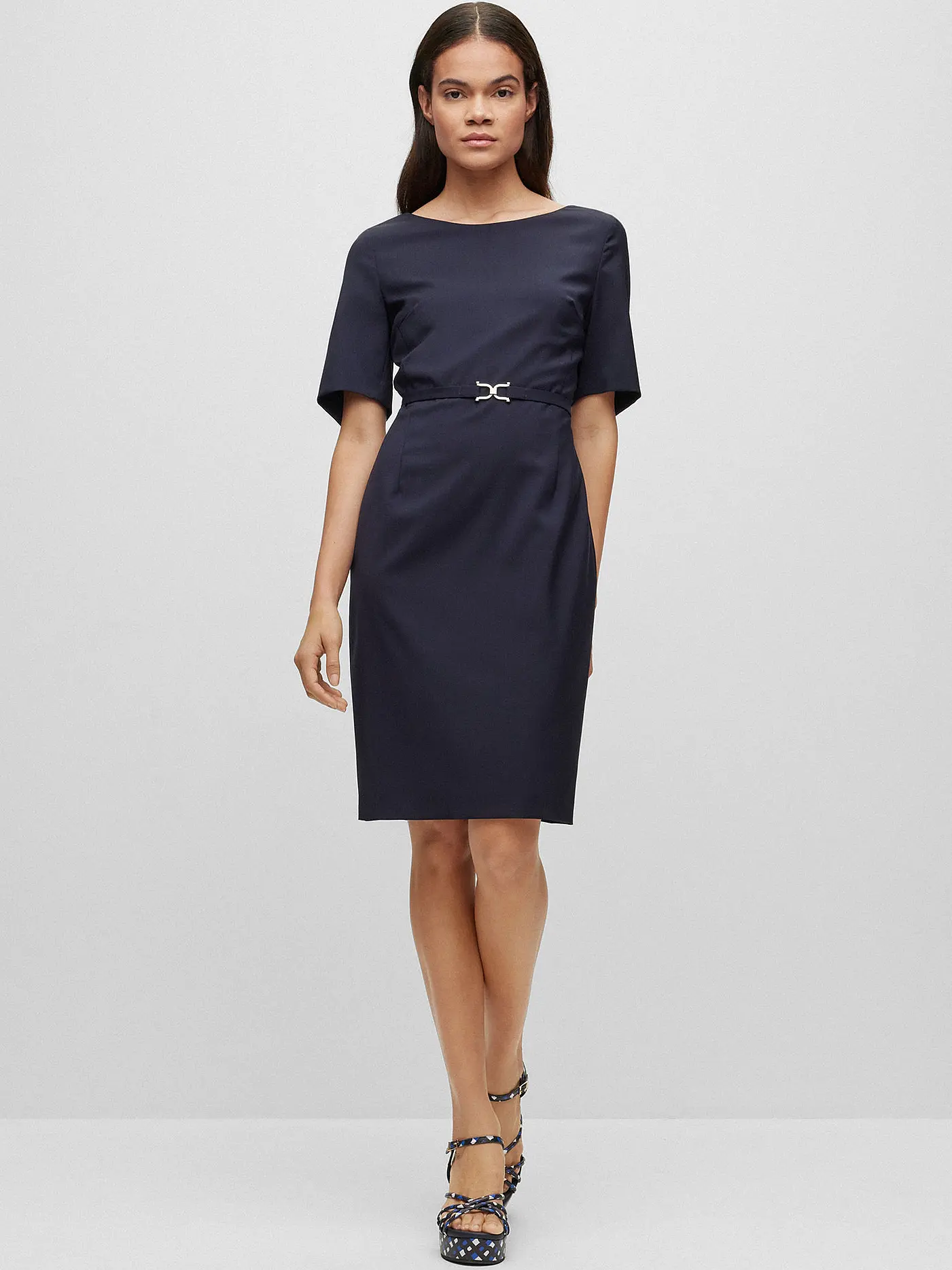BOSS | Businesskleid DALEAH | dunkelblau